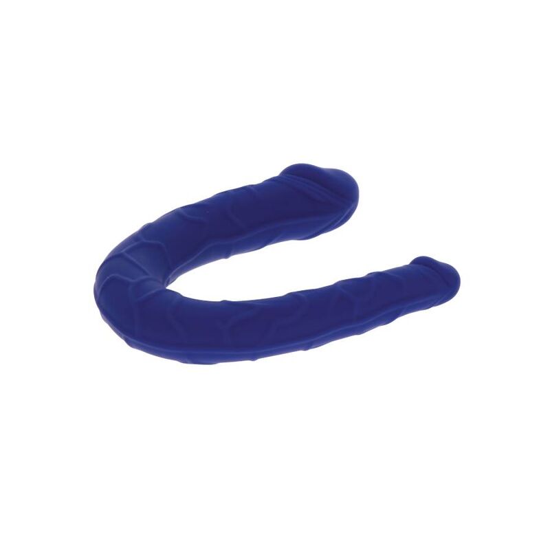 GET REAL - MINI DOPPIO DONG BLU REALISTICO – Doppio pene – foto 5