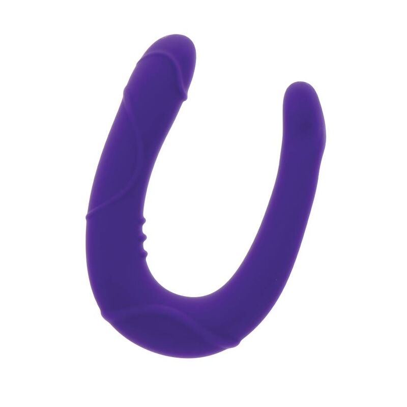 GET REAL - VOGUE MINI DOUBLE DONG VIOLA – Doppio pene – foto 2