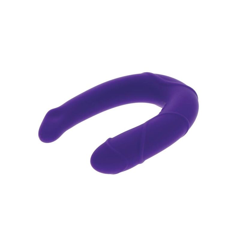 GET REAL - VOGUE MINI DOUBLE DONG VIOLA – Doppio pene – foto 5