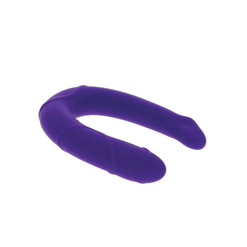 GET REAL - VOGUE MINI DOUBLE DONG VIOLA – Doppio pene – foto 7