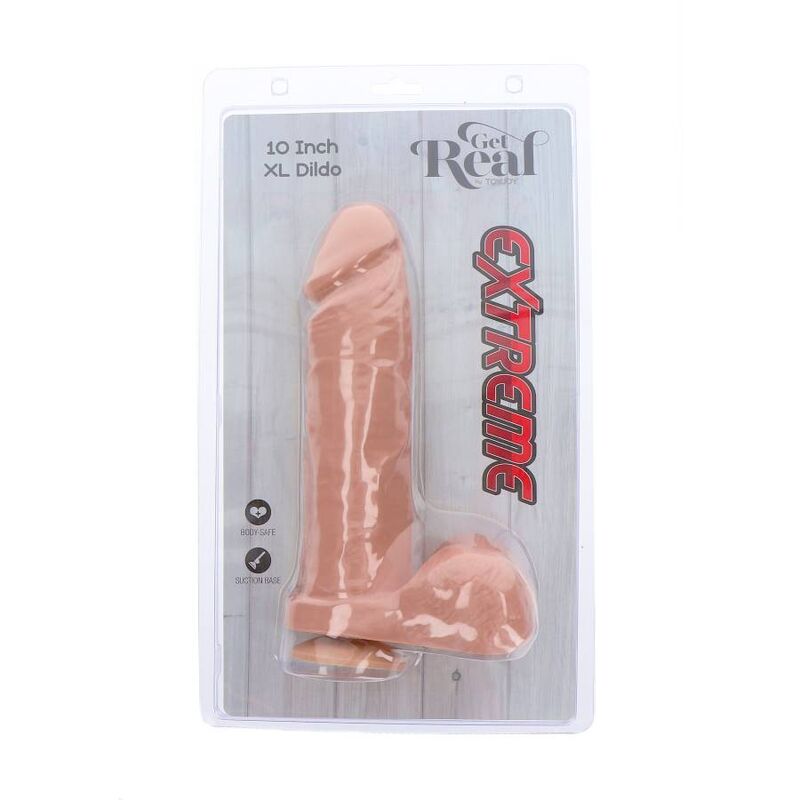 GET REAL - DILDO EXTREME XL 25,5 CM PELLE – Peni realistici – foto 5