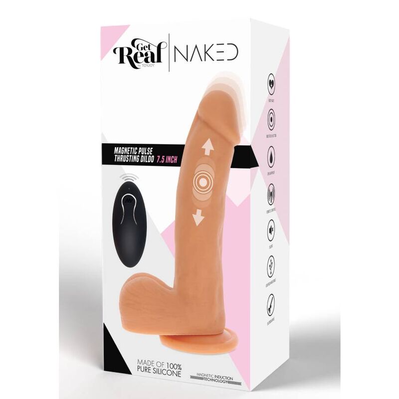 GET REAL - PULSE MAGNETICA FIDUCIA DILDO PELLE – Vibratori realistici – foto 6