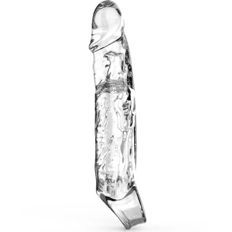 GET REAL - ESTENSIONE LUNGA 19 CM TRASPARENTE – Copri pene con estensione