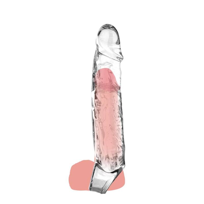 GET REAL - ESTENSIONE LUNGA 19 CM TRASPARENTE – Copri pene con estensione – foto 2