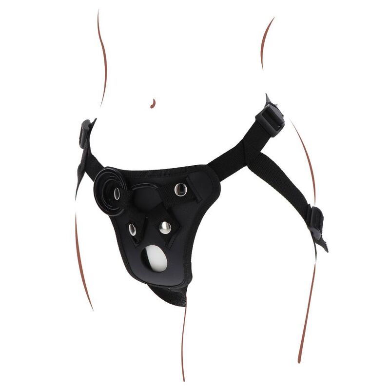 GET REAL - IMBRACATURA DA PIACERE CON CINTURINO NERA – Imbracature senza vibrazioni – foto 5