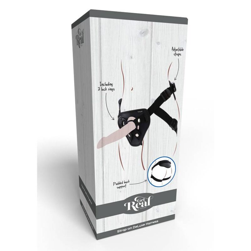 GET REAL - IMBRACATURA DELUXE CON CINTURINO NERO – Imbracature senza vibrazioni – foto 9