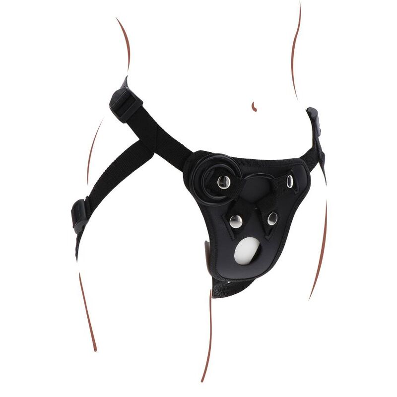 GET REAL - IMBRACATURA DA PIACERE CON CINTURINO NERA – Imbracature senza vibrazioni – foto 6