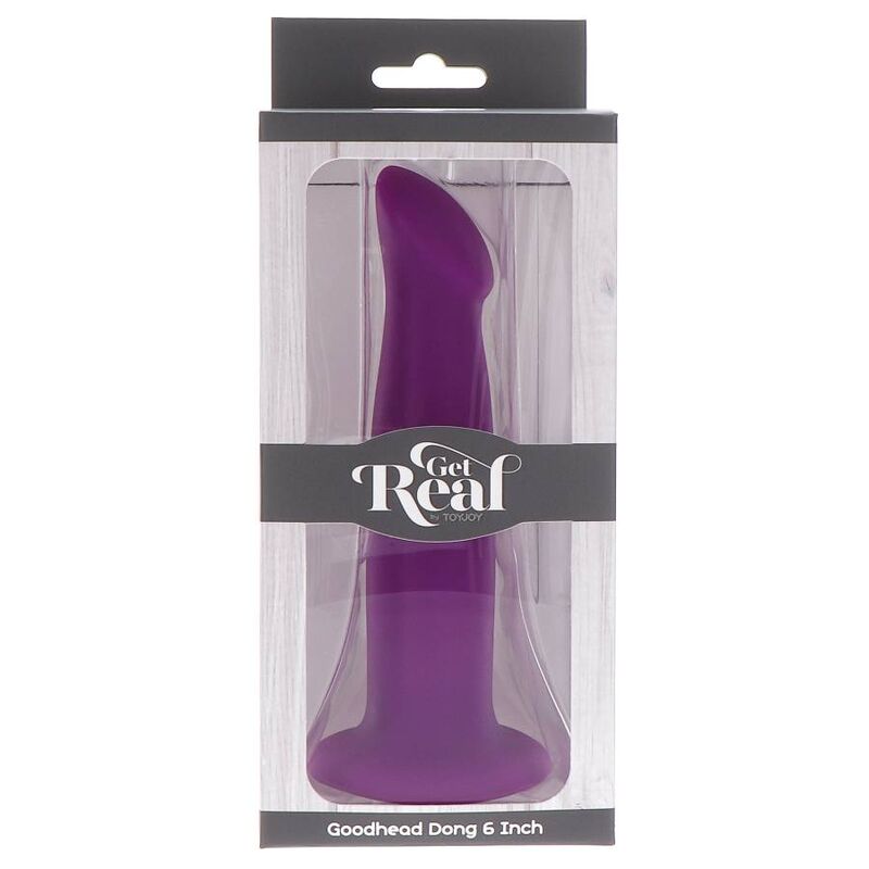 GET REAL - GOODHEAD DONG 12 CM VIOLA – Dildo strapon – foto 6