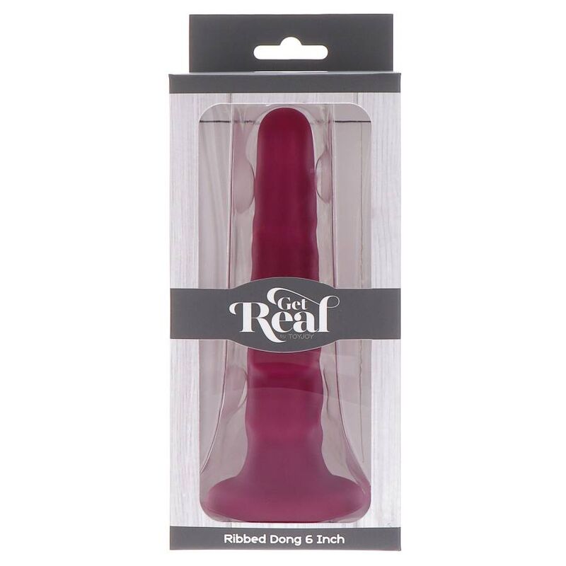 GET REAL - DONG A COSTE 12 CM ROSSO – Dildo strapon – foto 6