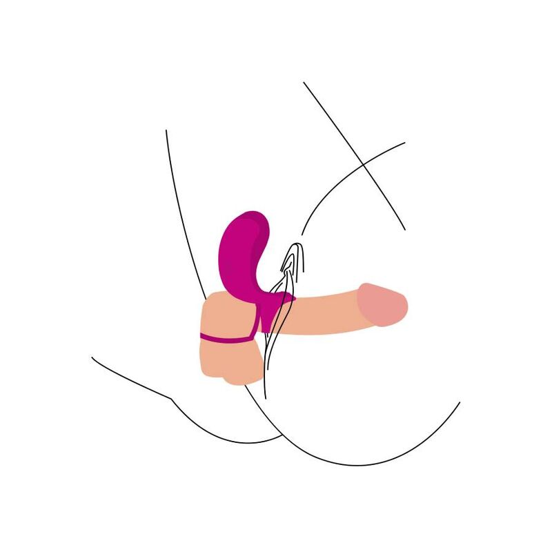 XOCOON - ANELLO STIMOLATORE DI COPPIA FUCSIA – Cockring con vibrazione – foto 5