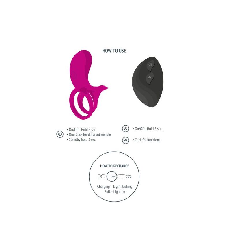 XOCOON - ANELLO STIMOLATORE DI COPPIA FUCSIA – Cockring con vibrazione – foto 4