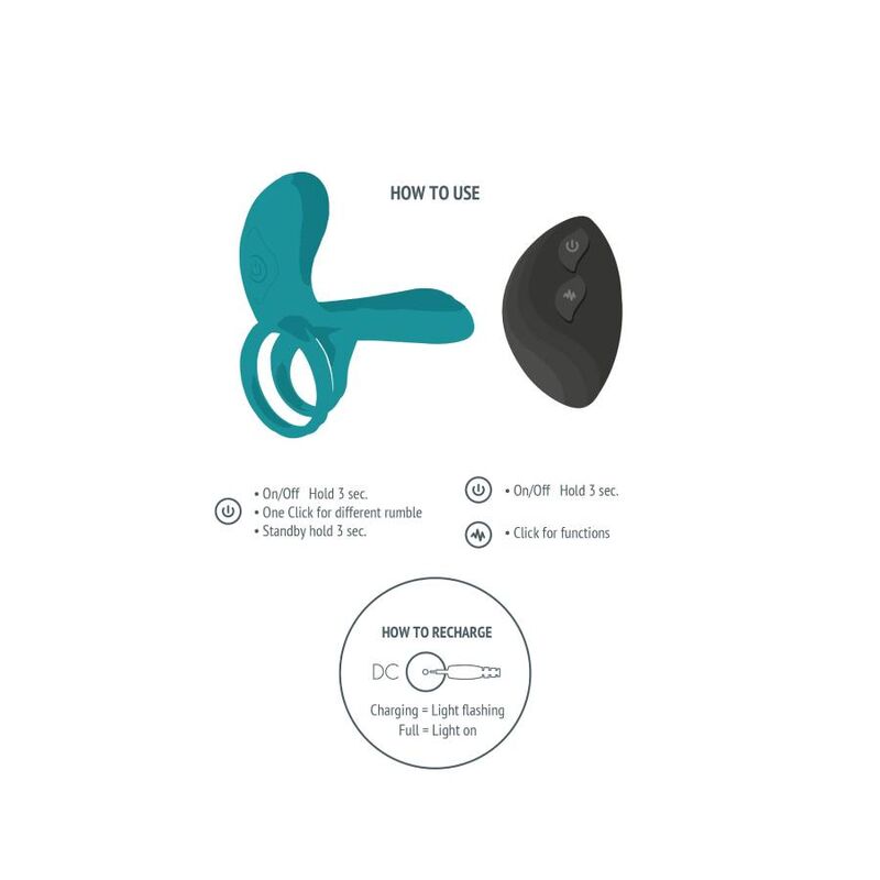 XOCOON - ANELLO VIBRATORE PER COPPIA VERDE – Cockring con vibrazione – foto 4