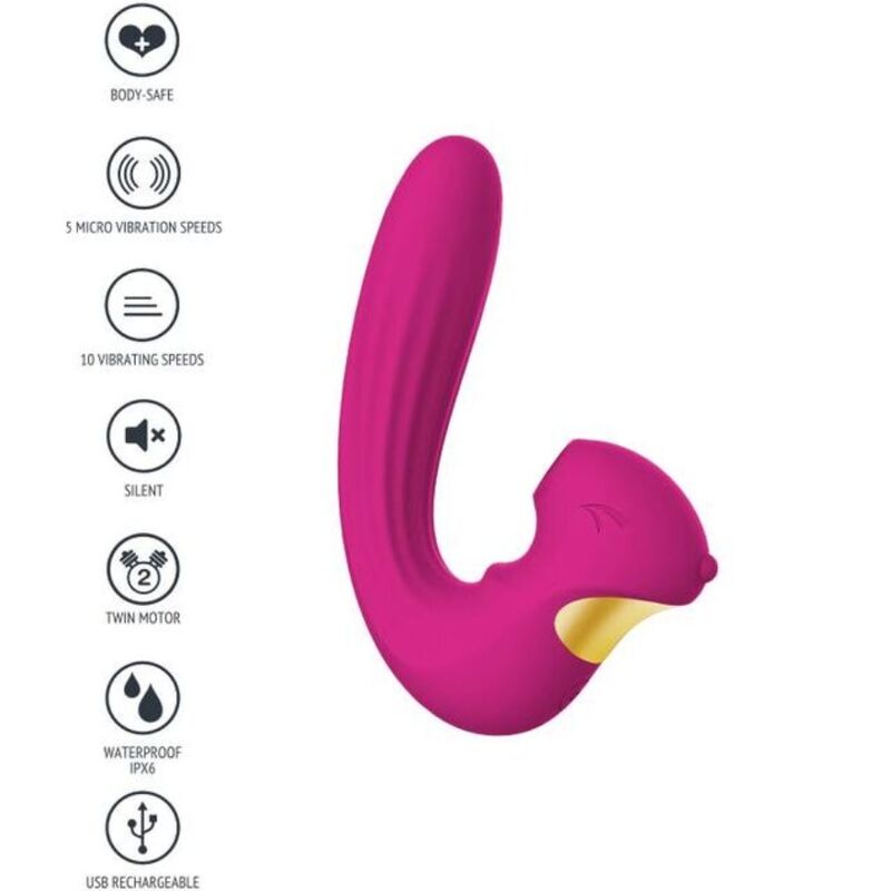XOCOON - STIMOLATORE CELESTIAL LOVE VIBE FUCSIA – Per il clitoride – foto 2