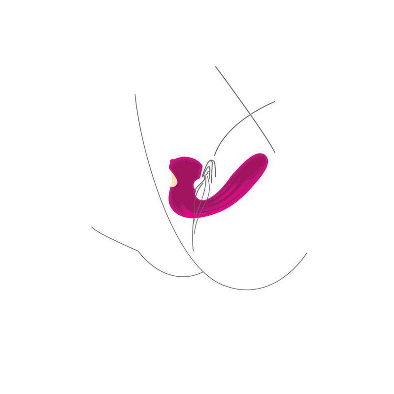 XOCOON - STIMOLATORE CELESTIAL LOVE VIBE FUCSIA – Per il clitoride – foto 9