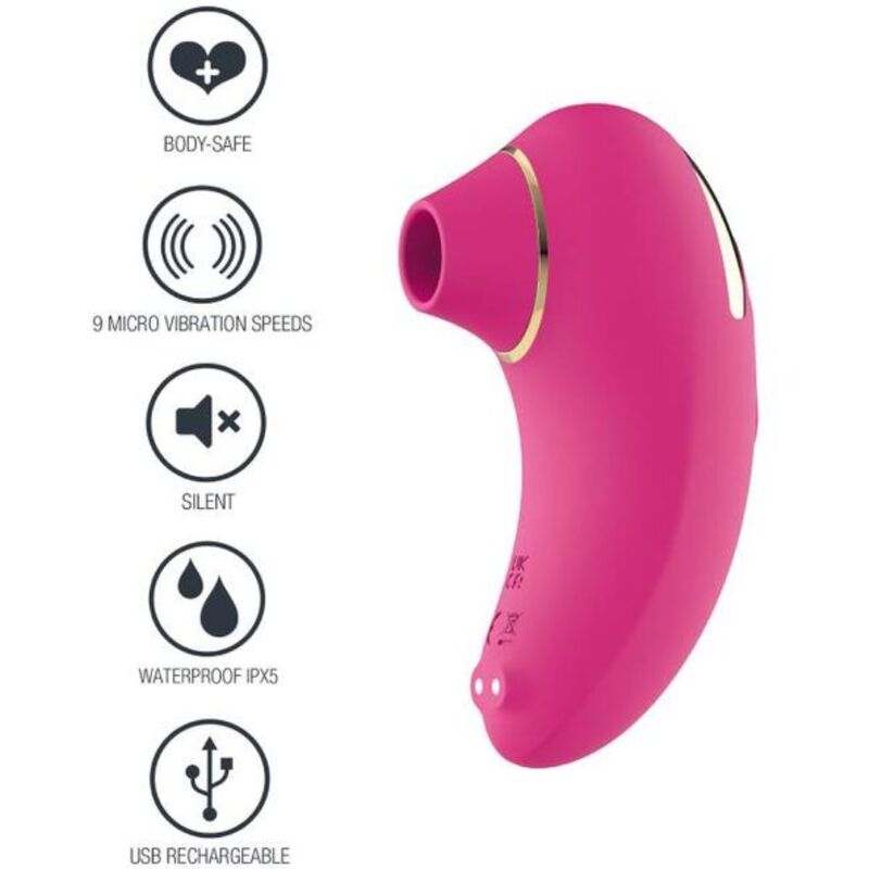 XOCOON - STIMOLATORE D''AMORE INFINITO FUCSIA – Stimolatore dell'aria nessuna vibrazione – foto 2