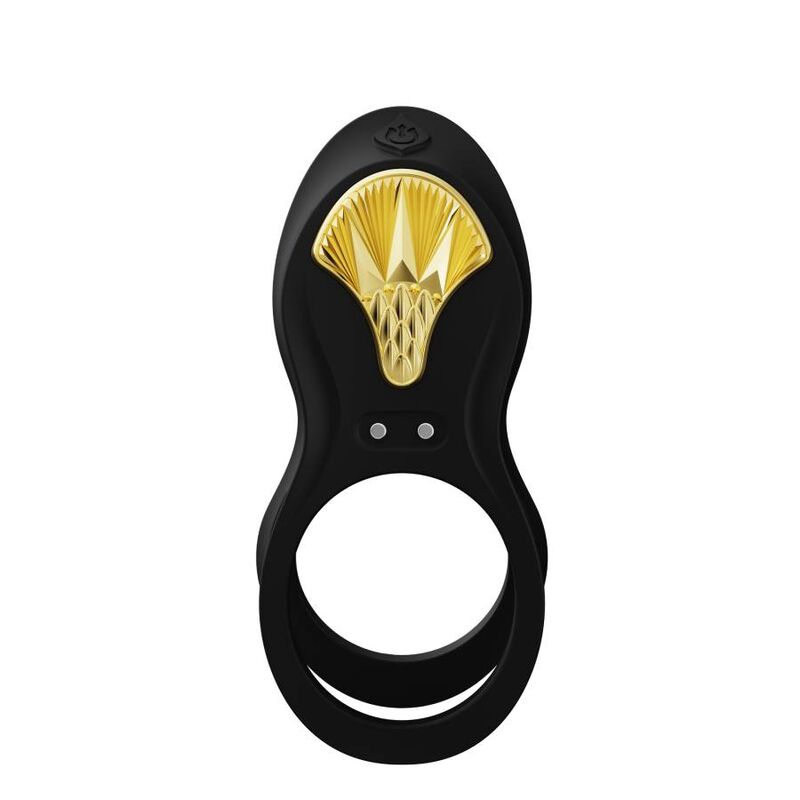 ZALO - ANELLO PER COPPIE VIBRANTI BAYEK NERO – Cockring con vibrazione – foto 10