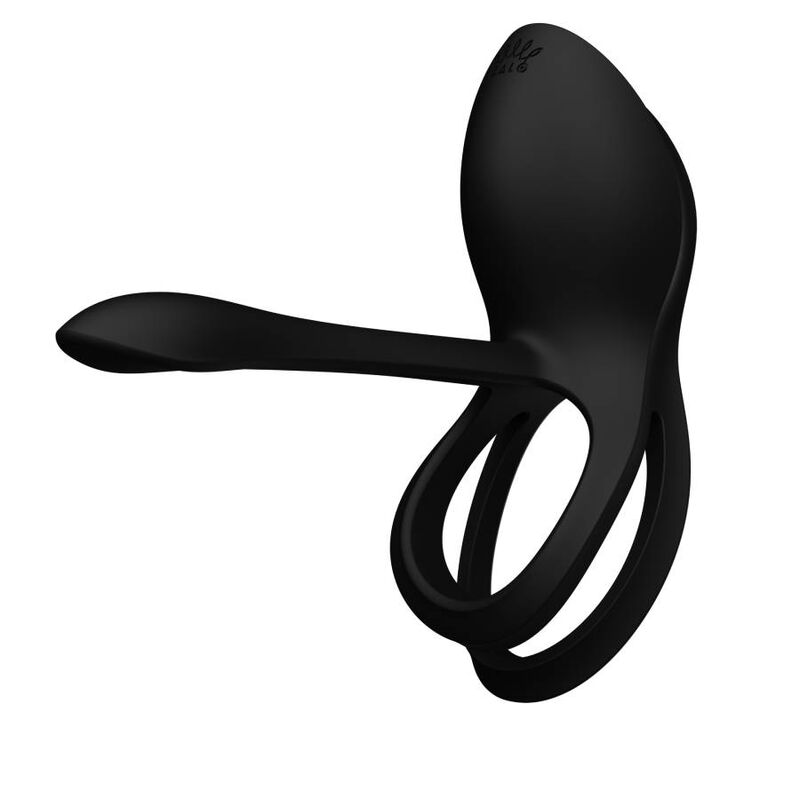 ZALO - ANELLO PER COPPIE VIBRANTI BAYEK NERO – Cockring con vibrazione – foto 14