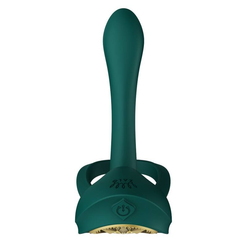 ZALO - ANELLO PER COPPIE VIBRANTI BAYEK VERDE – Cockring con vibrazione – foto 13