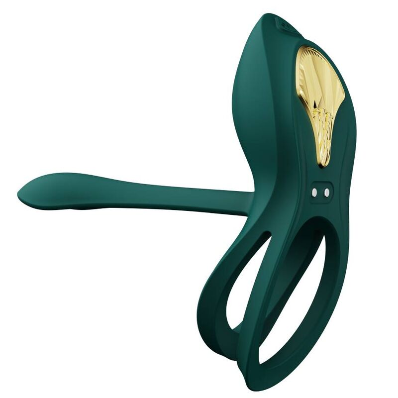 ZALO - ANELLO PER COPPIE VIBRANTI BAYEK VERDE – Cockring con vibrazione – foto 7