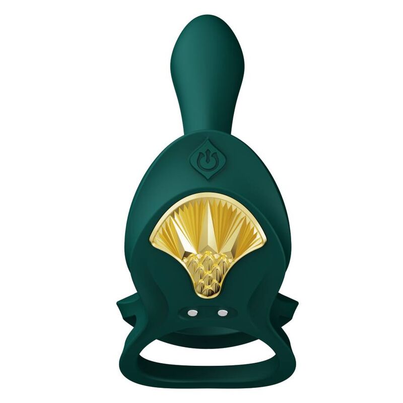 ZALO - ANELLO PER COPPIE VIBRANTI BAYEK VERDE – Cockring con vibrazione – foto 4