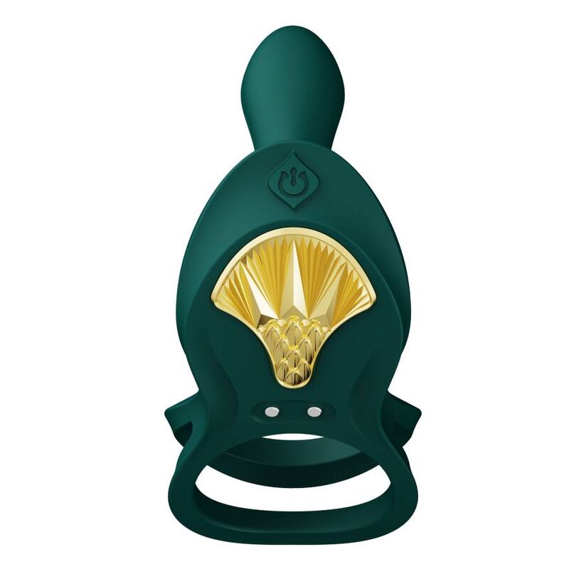 ZALO - ANELLO PER COPPIE VIBRANTI BAYEK VERDE – Cockring con vibrazione – foto 5