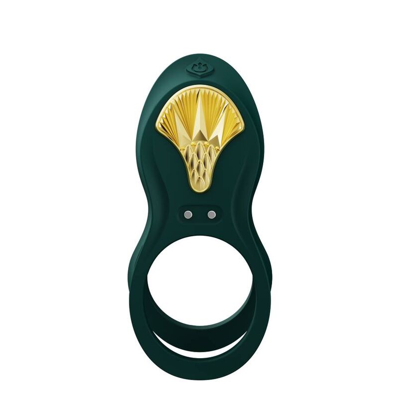 ZALO - ANELLO PER COPPIE VIBRANTI BAYEK VERDE – Cockring con vibrazione – foto 8