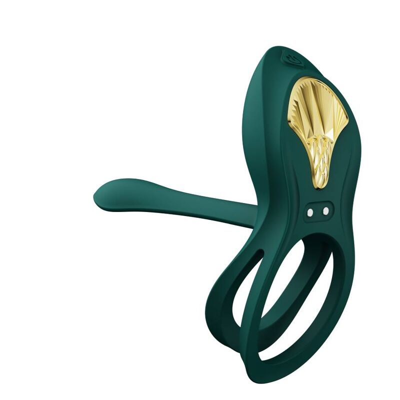 ZALO - ANELLO PER COPPIE VIBRANTI BAYEK VERDE – Cockring con vibrazione – foto 9