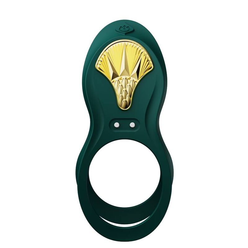 ZALO - ANELLO PER COPPIE VIBRANTI BAYEK VERDE – Cockring con vibrazione – foto 10