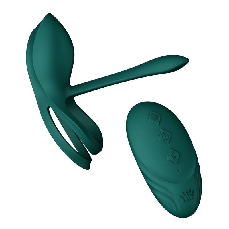 ZALO - ANELLO PER COPPIE VIBRANTI BAYEK VERDE – Cockring con vibrazione – foto 14