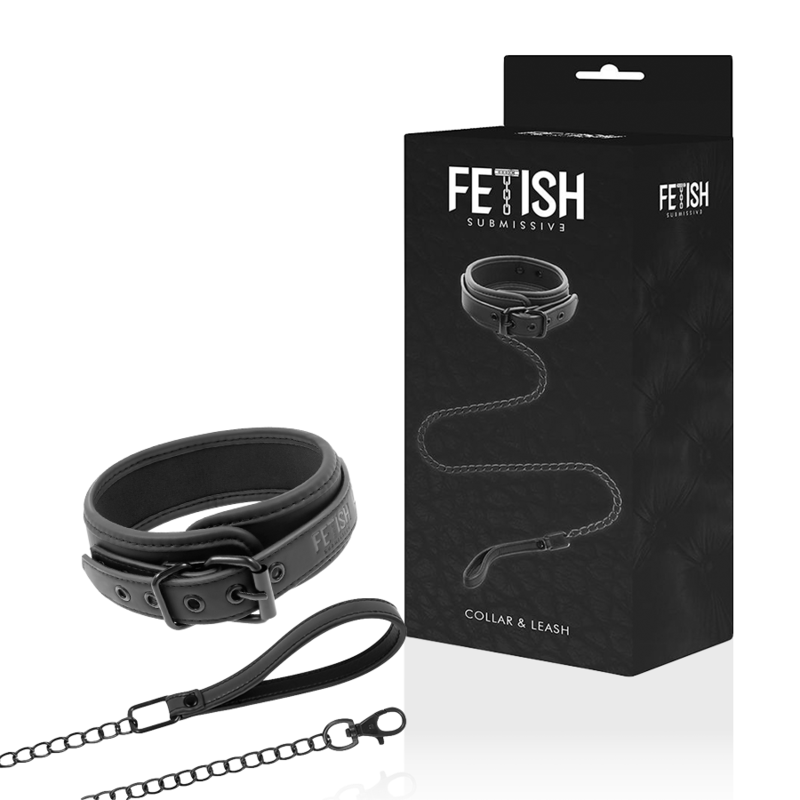 FETISH SUBMISSIVE - COLLANA A CATENA CON FODERA IN NOPRENE – Collane – foto 2