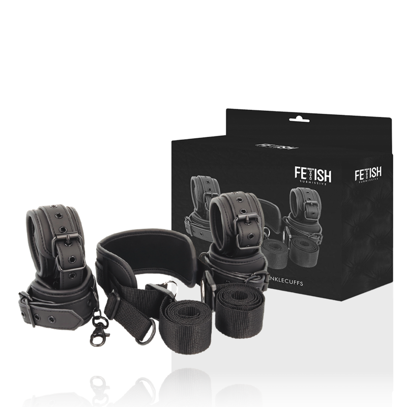 FETISH SUBMISSIVE - POSIZIONE MASTER CON 4 MANETTE RIVESTITE IN NOPRENE – Sistemare le manette – foto 2