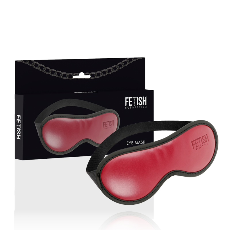 FETISH SUBMISSIVE DARK ROOM - MASCHERA VEGANA IN PELLE CON FODERA IN NEOPRENE – Maschere intere – foto 2