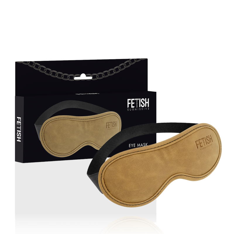 FETISH SUBMISSIVE ORIGIN - MASCHERA IN PELLE VEGANA CON FODERA IN NEOPRENE – Maschere intere – foto 2