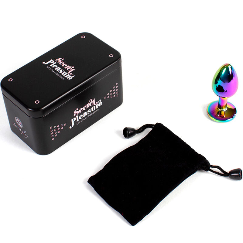 SECRETPLAY - TAPPO IN METALLO RAINBOW TAGLIA PICCOLA 7 CM – Tappi anali – foto 4