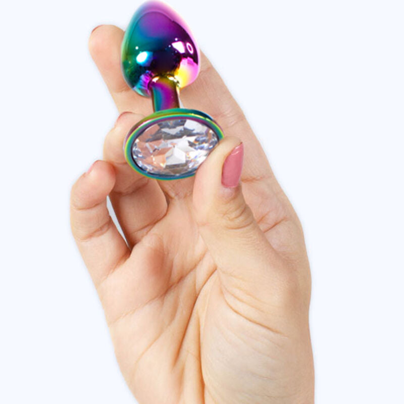SECRETPLAY - TAPPO IN METALLO RAINBOW TAGLIA PICCOLA 7 CM – Tappi anali – foto 3