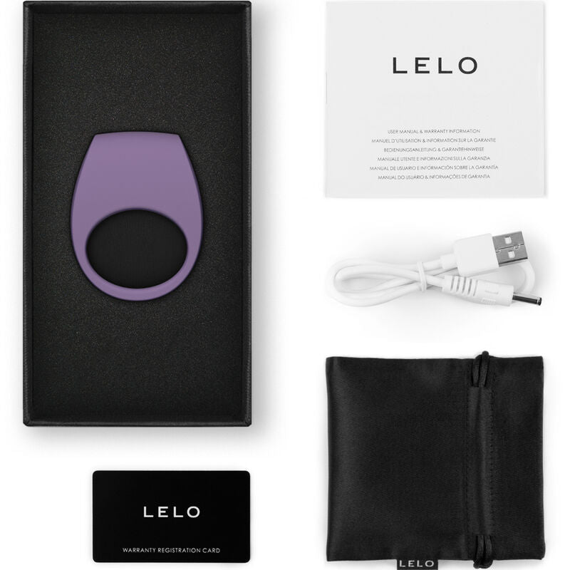 LELO - TOR 3 ANELLO VIBRATORE VIOLA – Cockring con vibrazione – foto 3