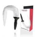 DARKNESS - PLUG ANALE IN SILICONE CON CODA BIANCA – Tappi anali