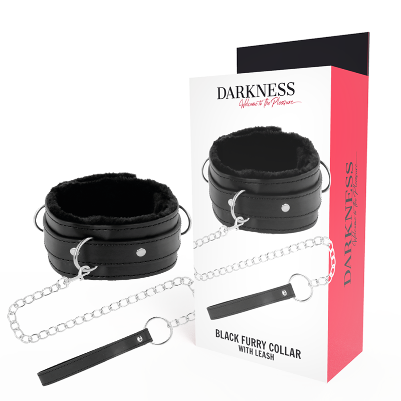 DARKNESS - COLLANA PER POSTURA CONFORTEVOLE CON CATENA IN PELLE – Collane