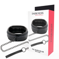 DARKNESS - COLLANA NERA CON CATENA – Collane