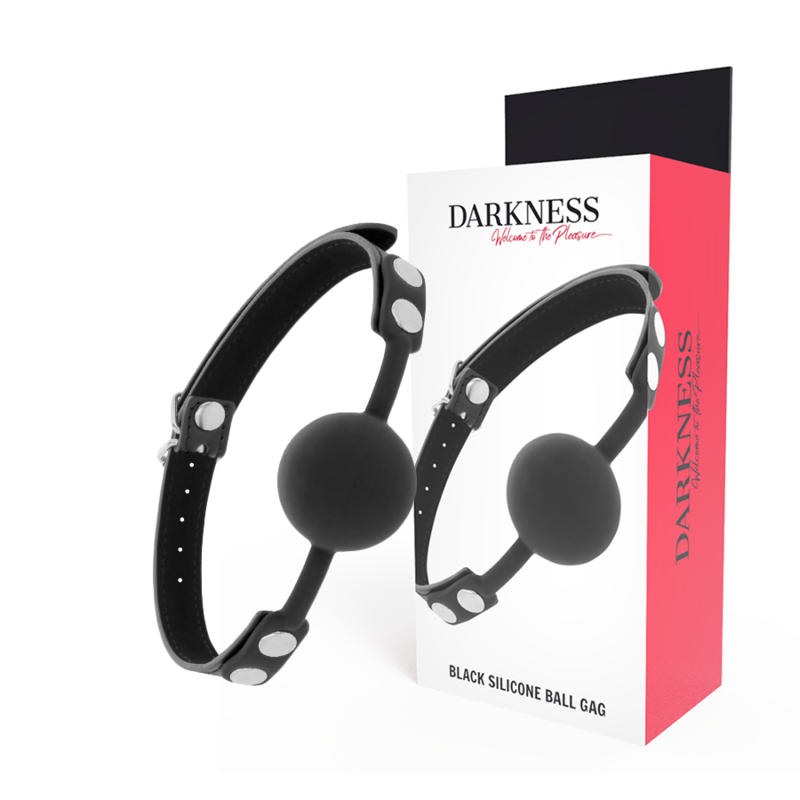 DARKNESS - BAVAGLINO IN SILICONE NERO – Mascelle