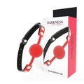 DARKNESS - BAVAGLINO IN SILICONE ROSSO – Mascelle