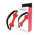 DARKNESS - BAVAGLINO IN SILICONE RED BONE – Mascelle