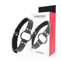DARKNESS - BAVAGLIO CON ANELLO DIAMETRO 3,6 CM – Mascelle