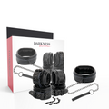 DARKNESS - MANETTE E COLLETTO IN PELLE NERA – Mogli