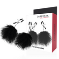 DARKNESS - MORSETTI PER CAPEZZOLI POM-POM 2 – Morsetti per capezzoli per sadomasochismo