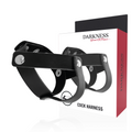 DARKNESS - ANELLO IN PELLE PER PENE E TESTICOLI – Cockring senza vibrazione