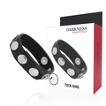 DARKNESS - ANELLO DI EREZIONE IN PELLE – Cockring senza vibrazione