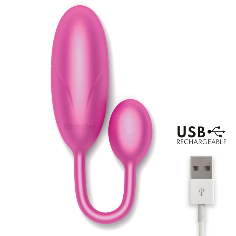 ONINDER - UOVO VIBRANTE DENVER ROSA 7 X 2,7 CM APP GRATUITA – Vibratori con APP – foto 5