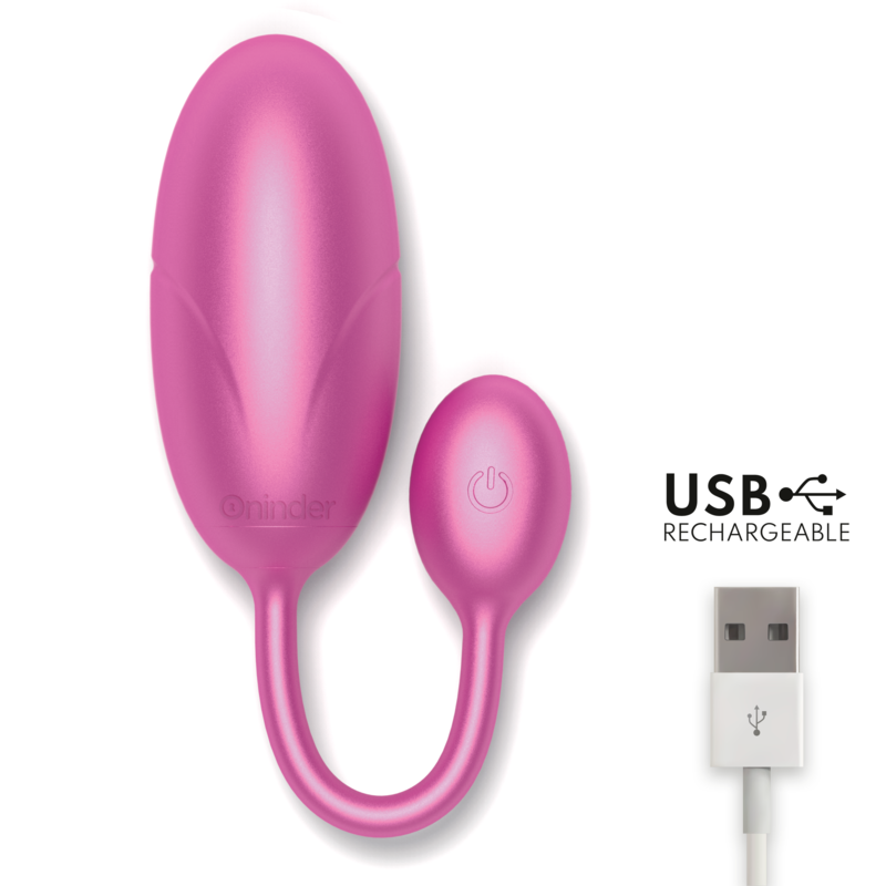 ONINDER - UOVO VIBRANTE TOKYO ROSA 7,5 X 3,2 CM APP GRATUITA – Vibratori con APP – foto 5