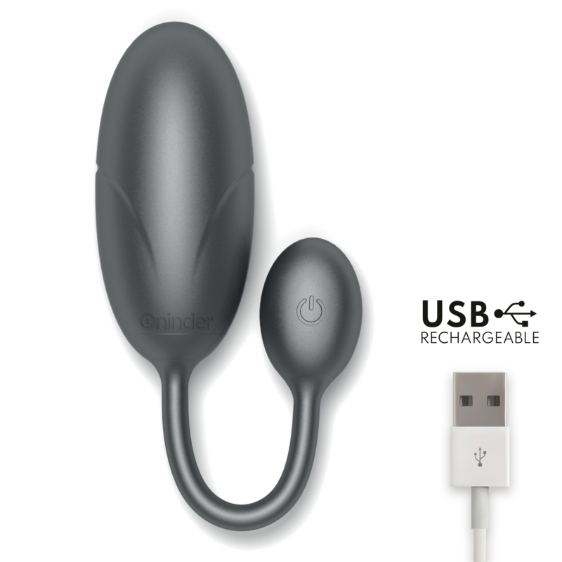 ONINDER - UOVO VIBRANTE TOKYO NERO 7,5 X 3,2 CM APP GRATUITA – Vibratori con APP – foto 5